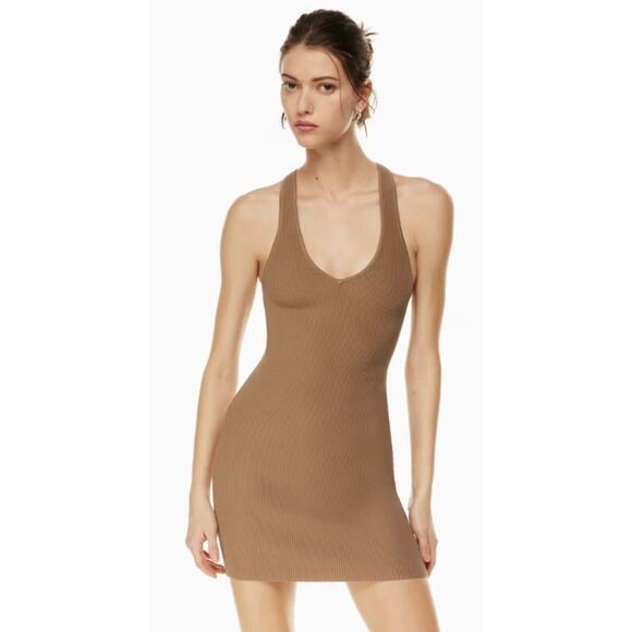 Aritzia Dresses & Skirts - Aritzia Tan Mini Dress